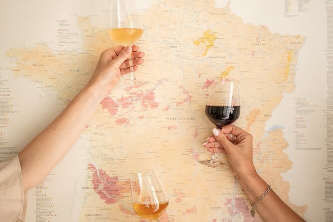 French Fine Wine Tasting in Nice city centre - The tasting flow: 8 fine wines plus snacks, in real time