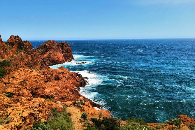French Riviera Colorado & Var West by Train (from Cannes/Nice) - Plage du Débarquement: WWII beach and antique blue quarries
