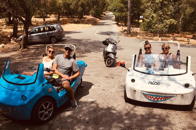 French Riviera Famous Cities Scoot Coupe Tour from Nice - Stop 1: Batterie du Mont Boron for the first Riviera payoff