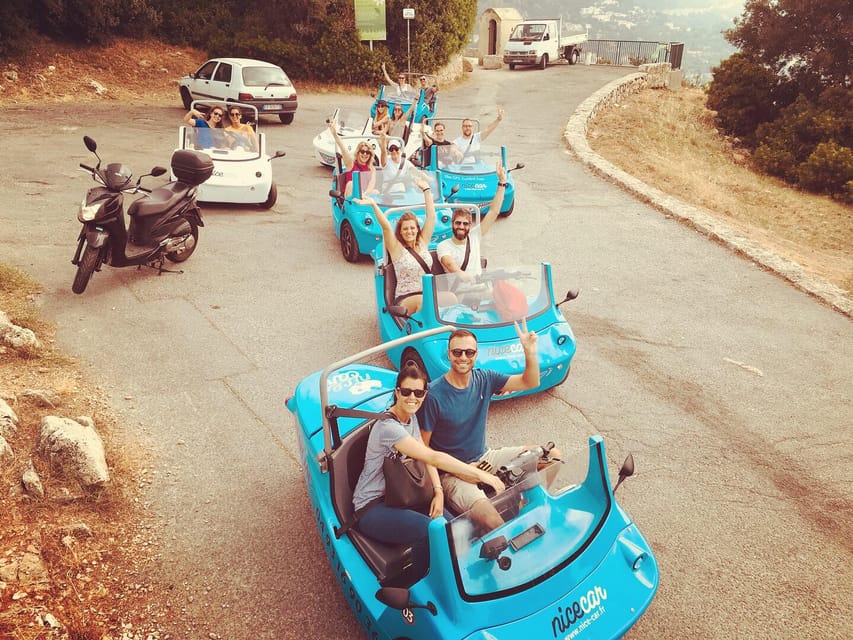 French Riviera Guided Tour by Exclusive Open Top Car - Nice harbour return: coast roads plus a final view