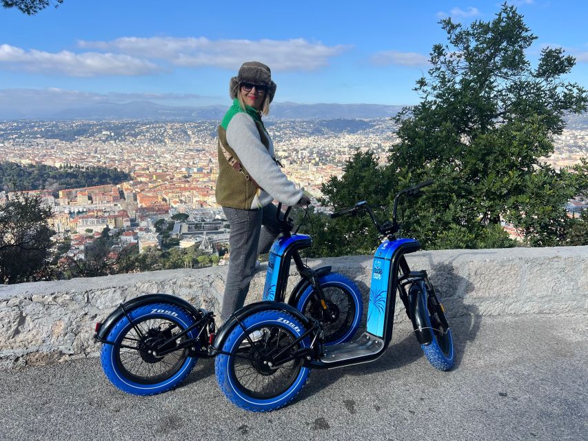 French Riviera : Guided Visit on a E-Scooter - Cocobeach to Mont Boron: Fort Alban viewpoints in motion