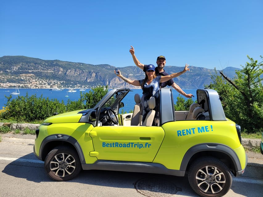 From Nice: Drive a convertible along the coast and visit Èze - Fragonard in Èze: free factory tour and how perfume gets made
