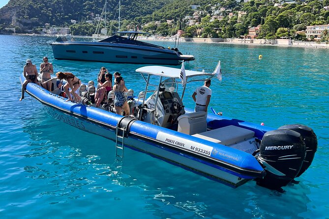 From Nice : Secret Riviera Boat Tour to Mala cave with Snorkeling - On-board energy: fast boat vibes, music, and guides who steer with smiles