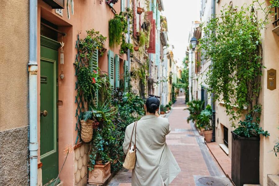 From Nice: Wine Tasting, Cannes, and Countryside Tour - Antibes market and old town: fortification walls and the harbor’s two worlds
