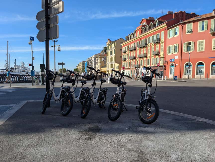 Guided tour of Nice by e-bike - Place Garibaldi to Castle Hill: classic Nice views without the uphill pain