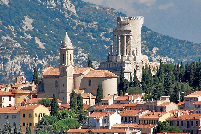 Italian Market, Menton, Turbie - Shared & Guided Tour from Nice - Vieux La Turbie viewpoint stop: photos without the long hike