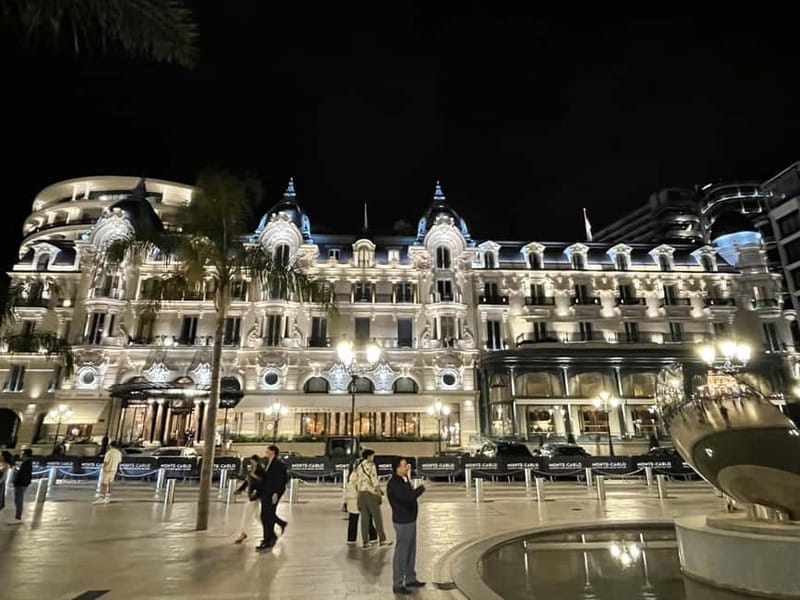 Monaco by night: Amazing private Night Tour - Your first big moment: Baie des Anges and the Mediterranean at night