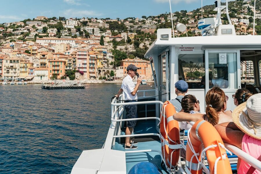 Nice: 1-Hour Sightseeing Cruise to Villefranche Bay - Baie des Anges and the Promenade des Anglais Seen the Right Way