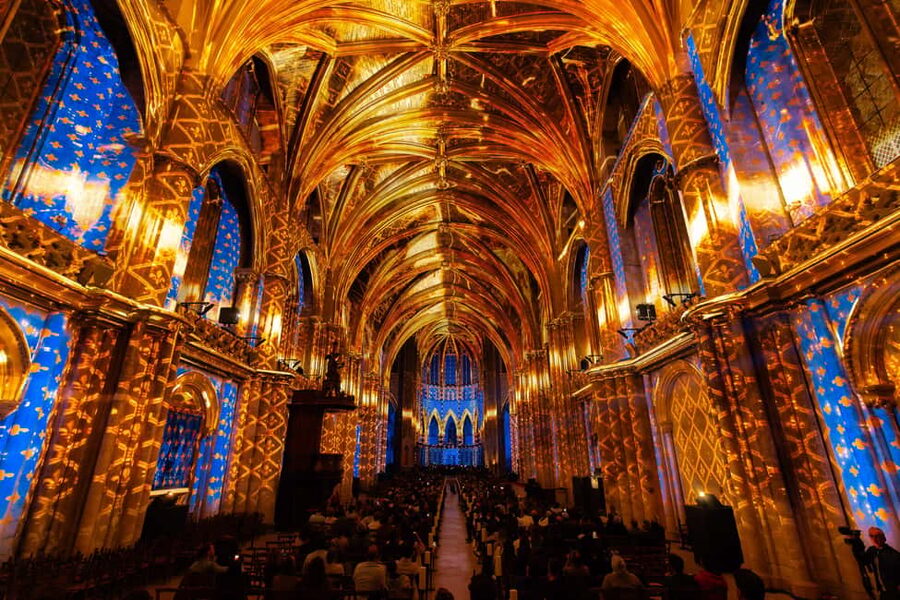 Nice Basilica: New Sound and Light Show – LUMINISCENCE - Gold vs Silver Seating: Your View Depends on It
