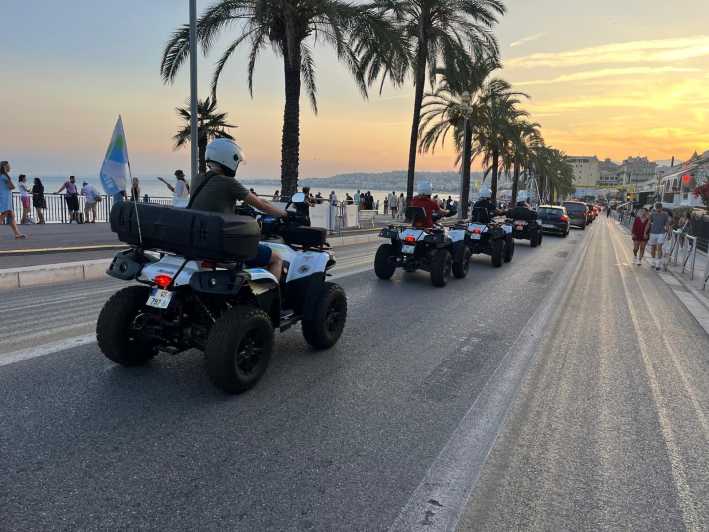 NICE BY ELECTRIC QUAD:panoramic tour from Nice - Entering Nice by Electric Quad: 7 Rue Longchamp and the quick safety start