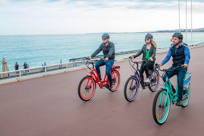 Nice City Best Highlights E-bike Tour - Cours Saleya: flower-market energy and a food stop that’s on you