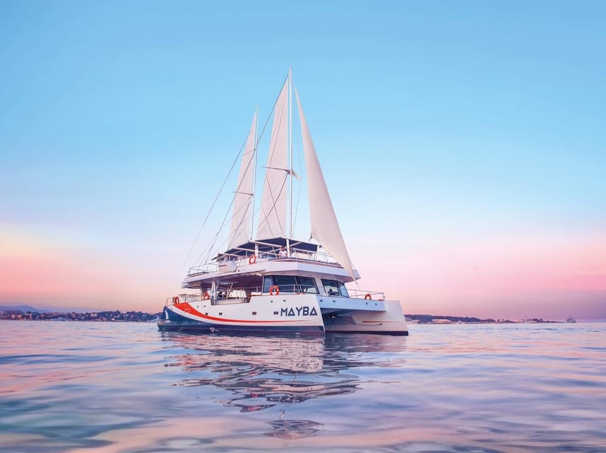 Nice : Dinner at Sea on a Maxi Catamaran - Villefranche, Cap Ferrat - The Price That Actually Makes Sense at Sea: $116 and What You Get