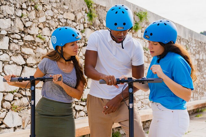 Nice Electric Scooter Rental - High range - The scooter controls: three speeds and a ride that feels built for sightseeing