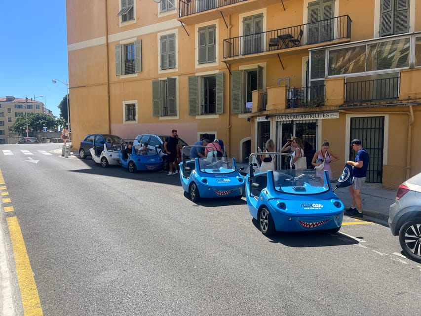 Nice: Exclusive Guided Tour in a One-of-a-Kind Electric Car - The driving reality: electric, open-air, and handlebar-controlled