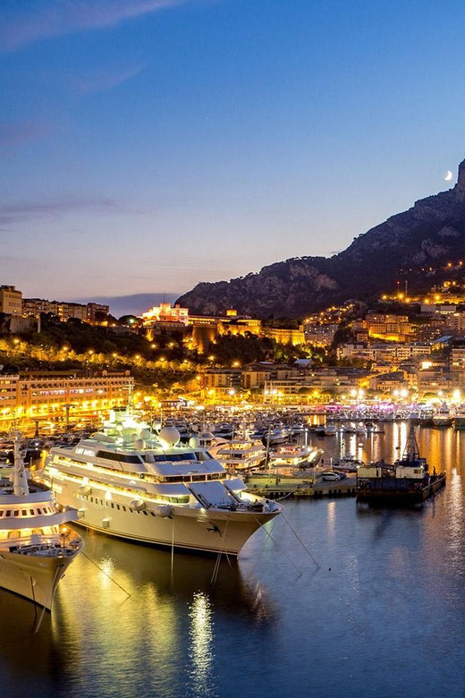 Nice: Formula 1 Track, Monaco, and Monte-Carlo Night Tour - The hilltop views that make Monaco feel unreal