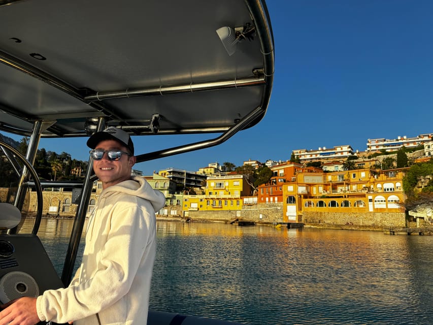 Nice: Mala Caves, Villefranche & Snorkeling Boat Tour - Motion, comfort, and safety: what to expect from the speed