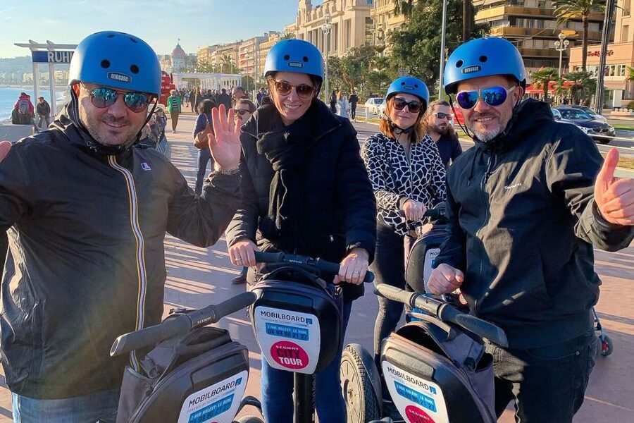 Nice: Private Segway Tour - How the itinerary really flows: from big views to tight streets