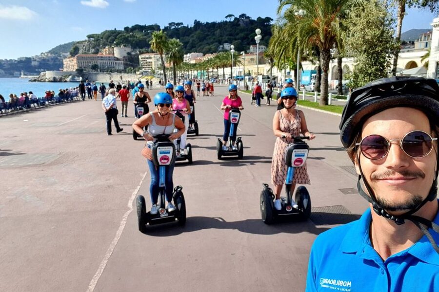 Nice: Private Segway Tour - Castle Hill in the 2-hour option: speed and the Baie des Anges view