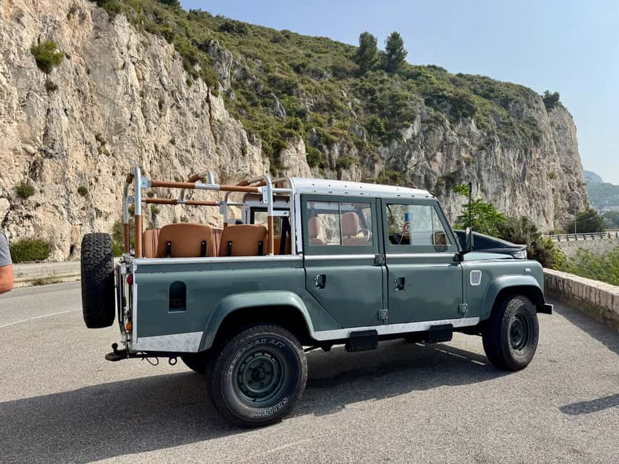 Nice: Ride the Riviera in a Defender with discovering Eze - The vintage Defender drive: coastal views without the big-tour vibe