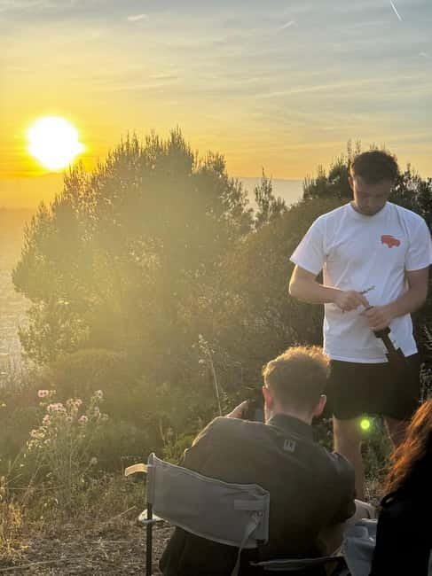 Nice: Sunset & Wine Tasting in a historic Land Rover - From Collège Port Lympia up into Nice’s heights