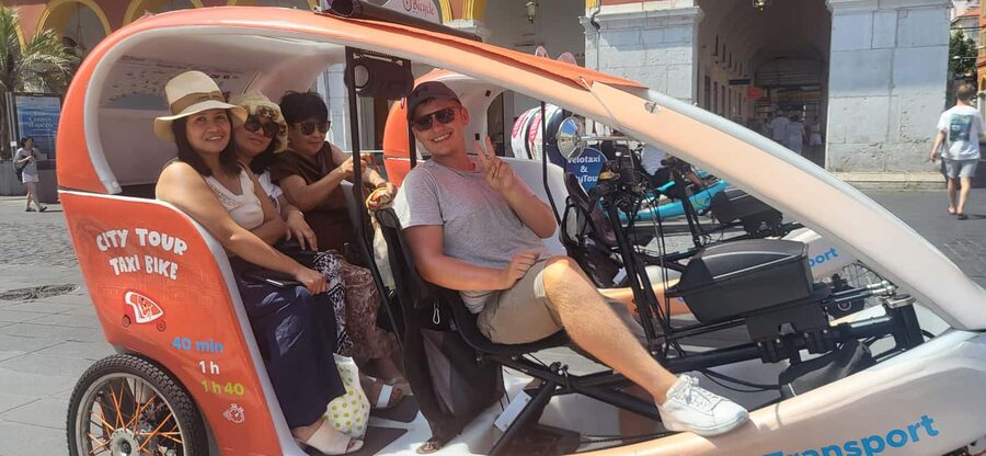 Nice : Visite guidée privé 40min en pouss pouss électrique. - Why a private electric velotaxi works so well in Nice