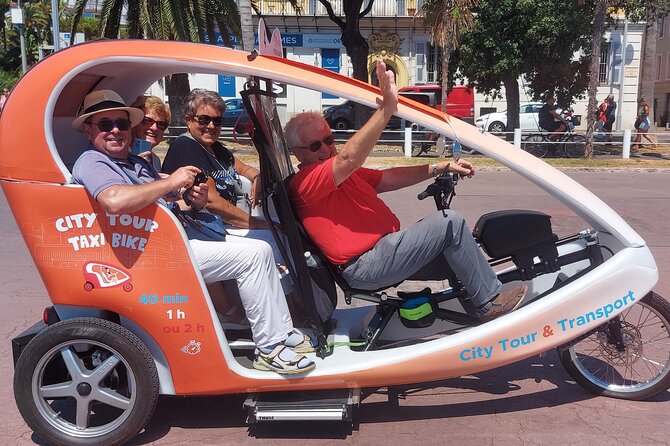 Private and Guided Velotaxi Tour in Nice 2h30 - Place Masséna, Fontaine du Soleil, and the Opera Frontage