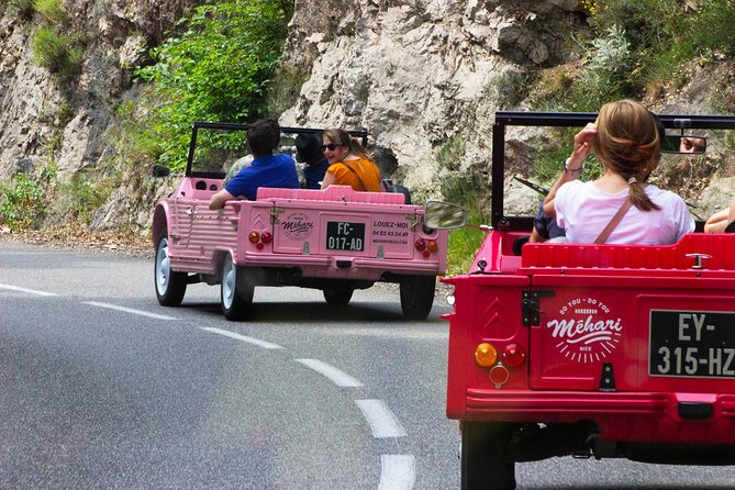 Private excursion from Villefranche in Citroën Méhari to Eze and Monaco - Vieux Eze in about 30 minutes: craft shops and sea-gazing