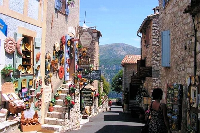 Private Full-day French Riviera and Hilltop Villages Tour - St-Paul-de-Vence: walls, art galleries, and Chagall facing the sea