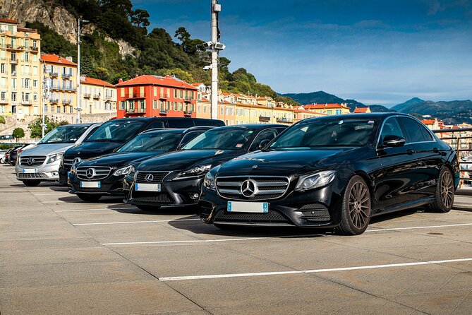 Private Transfer - from Nice Airport (NCE) to Nice, Cannes, Monaco, St Tropez - Routes and Timing: Nice, Cannes, Monaco, St Tropez