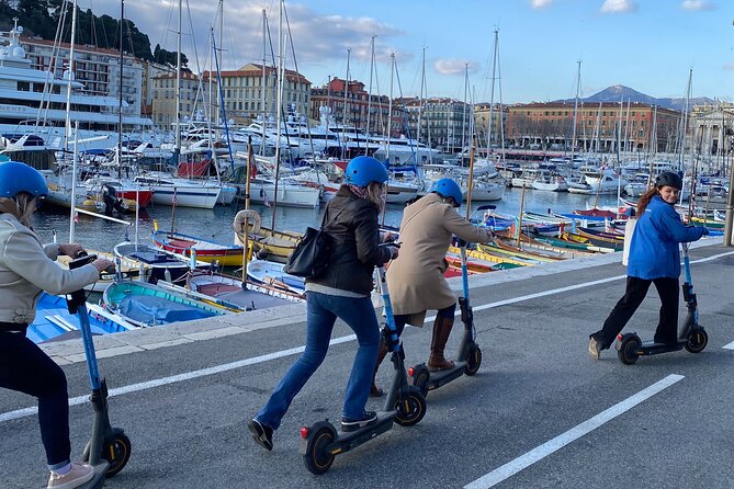 The essentials of Nice by electric scooter 1H30 - Cours Saleya’s flower market feel—and the foods to look for