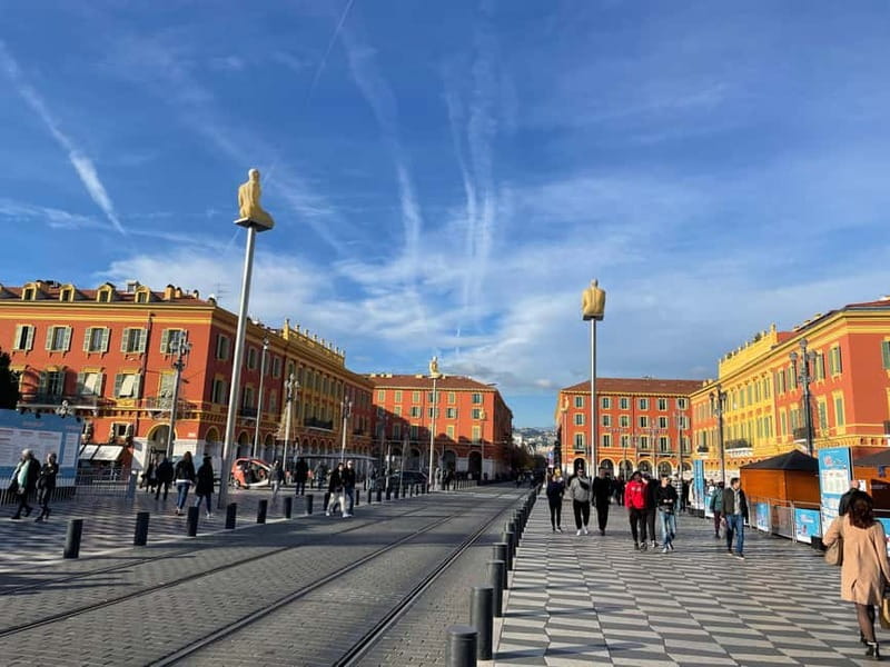 Walking City Tour in the Heart of Nice - The Promenade stops: Angel of the Bay, Blue Chair, and the 150 Years Monument